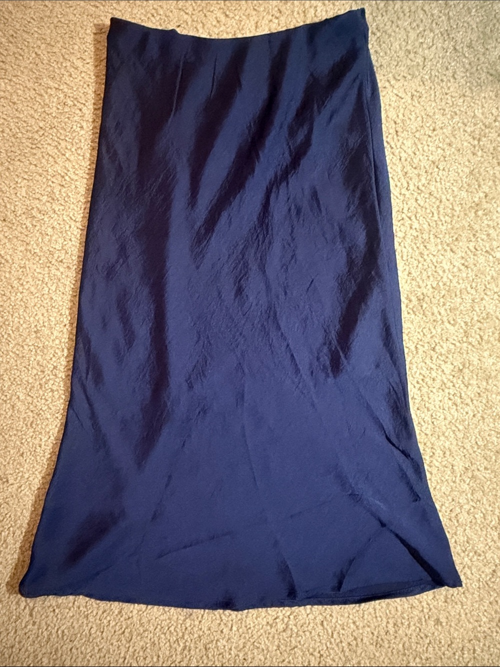 Women's Navy Maxi Skirt - Sleek Casual Style